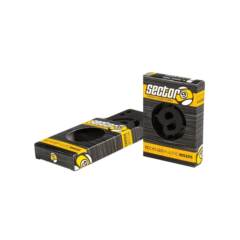 Angled Risers|O/S|BLACK
