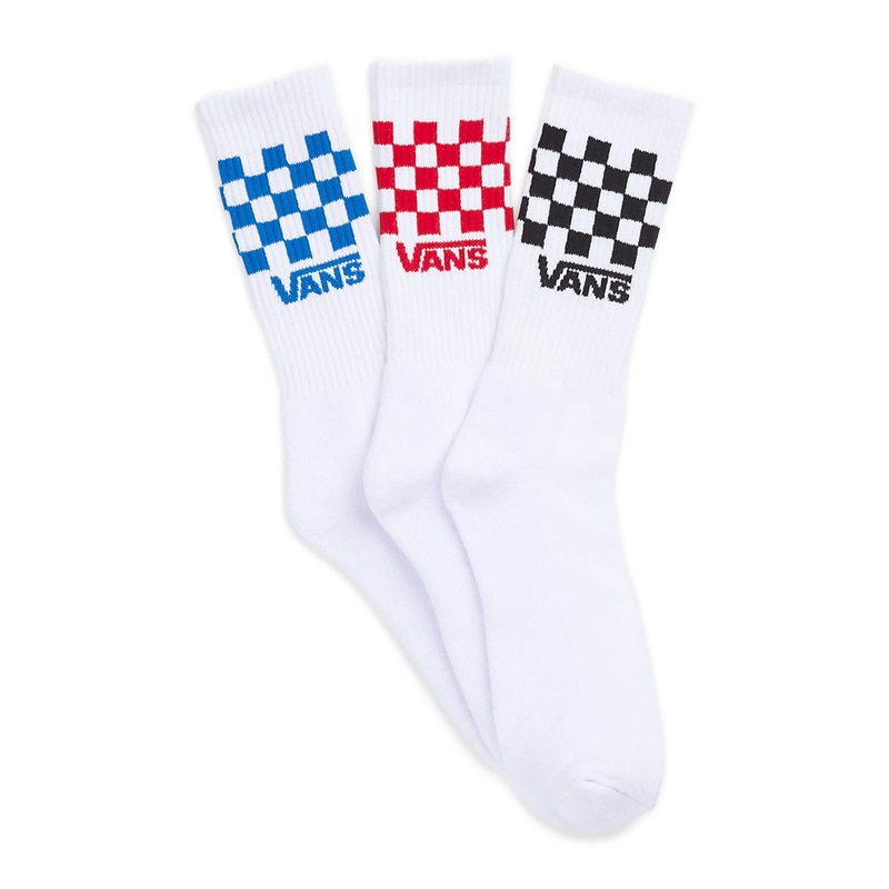 Check 3 Pack Socks (Kids)|1-6|ASSORTED (J8Z)