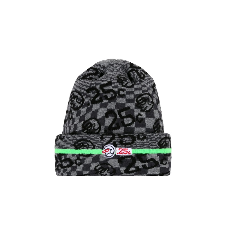 Cuff Beanie|O/S|BLACK/GREY