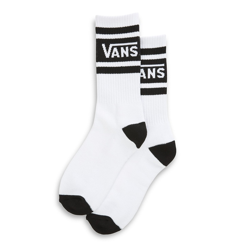 Drop V 1-6 Socks (Kids)|1-6|WHITE/BLACK (YB2)