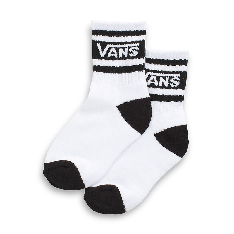 Drop V Socks (Little Kids)|2-4Y|WHITE/BLACK (YB2)