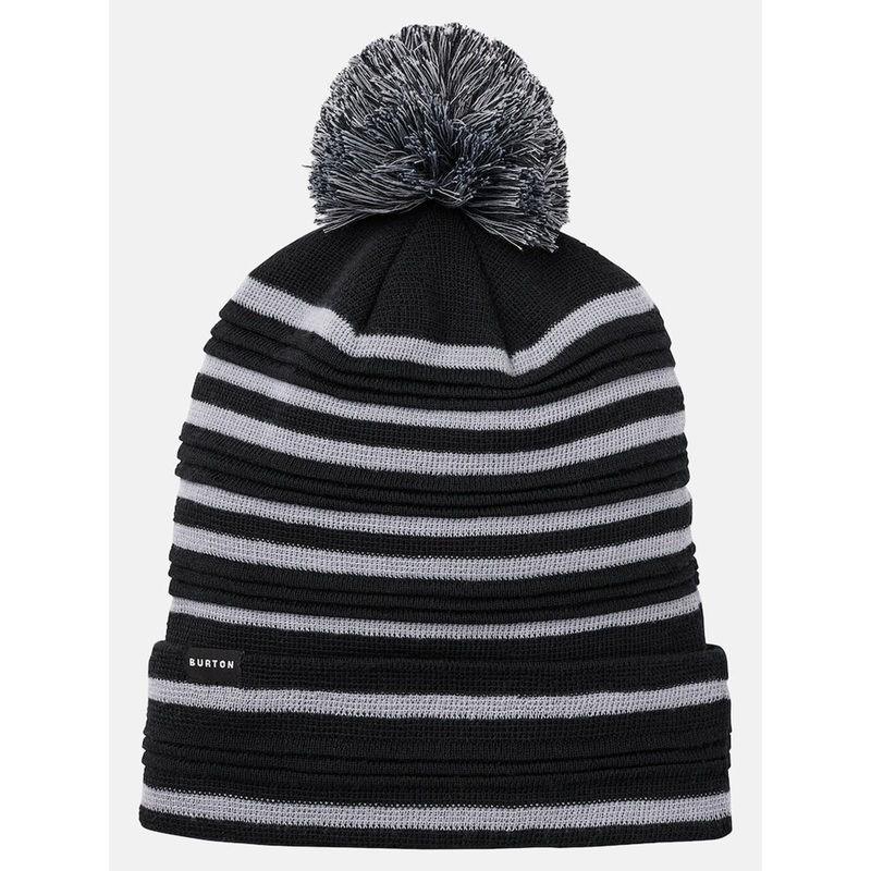 Recycled Ottoman Rib Beanie|O/S|TRUE BLACK (001)