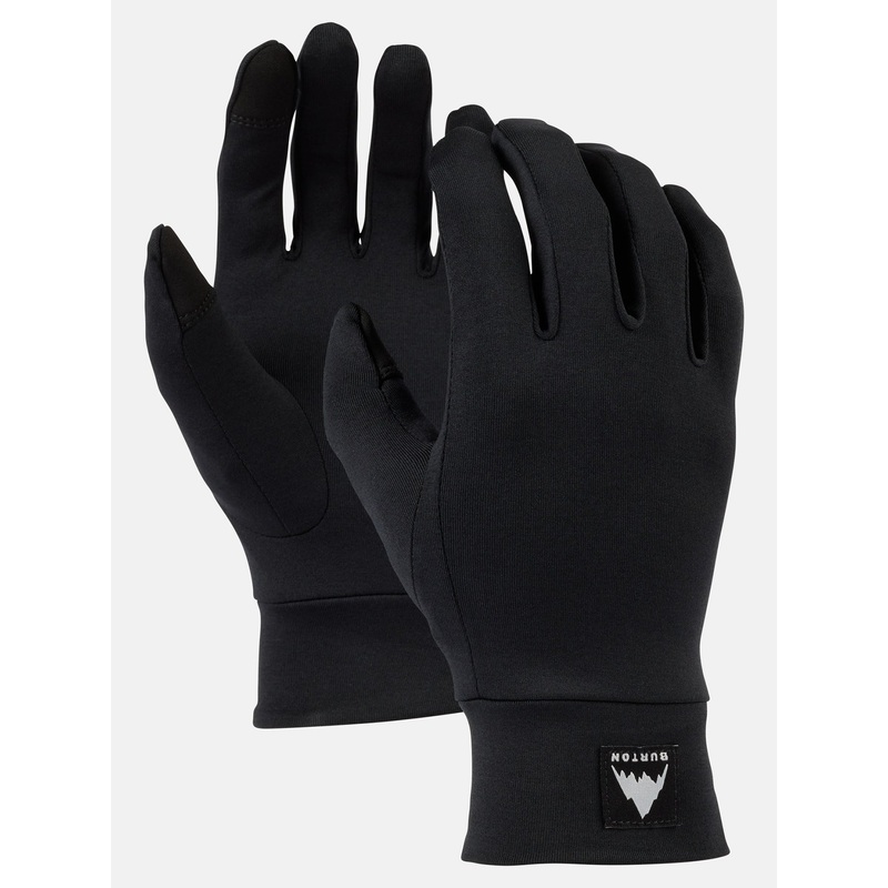 Touchscreen Gloves Liner|S/M|M/L|L/XL|TRUE BLACK (001)