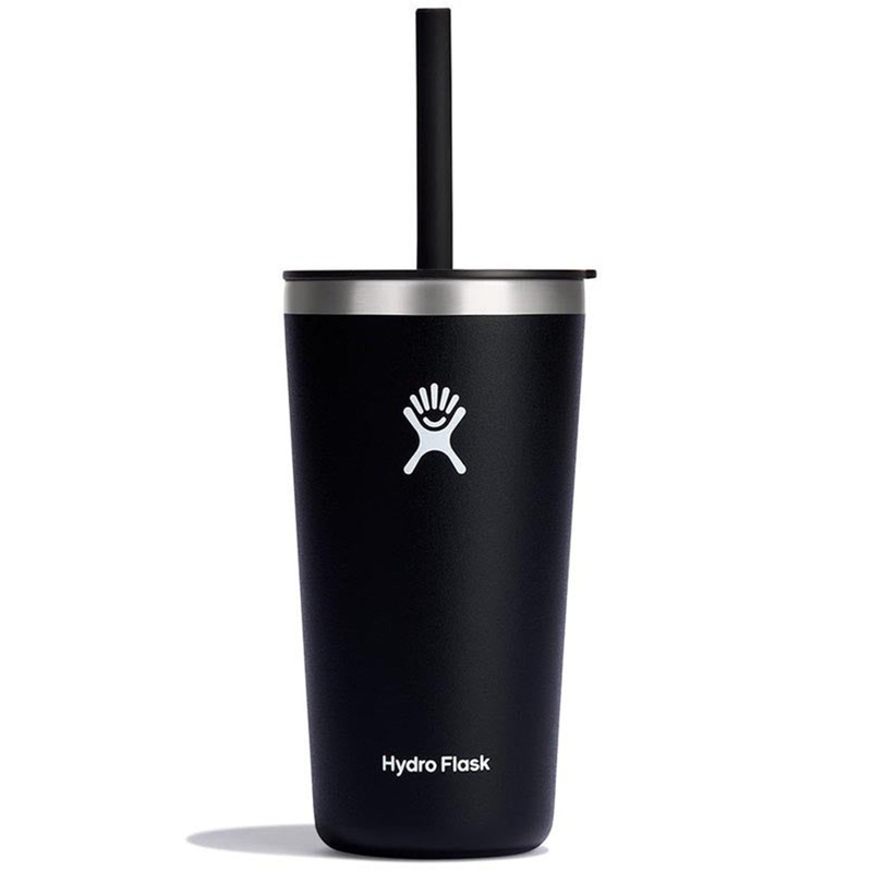 20oz All Around  Straw Lid Black Tumbler