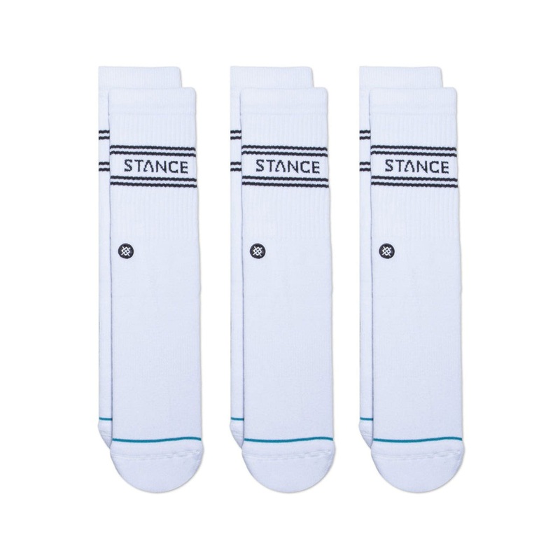 Basic 3 Pack White Socks|LRG|MED|SM|WHITE (WHT)