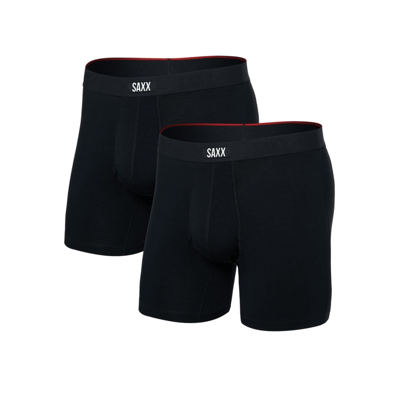 Vibe Extra 2 Pack Black Boxer|SM|MED|LRG|XL|BLACK (BLK)