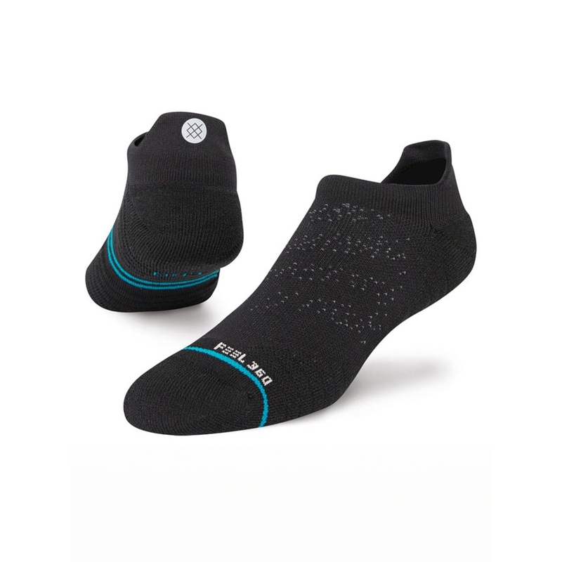Athletic Tab Black Socks|SM|MED|LRG|BLACK (BLK)