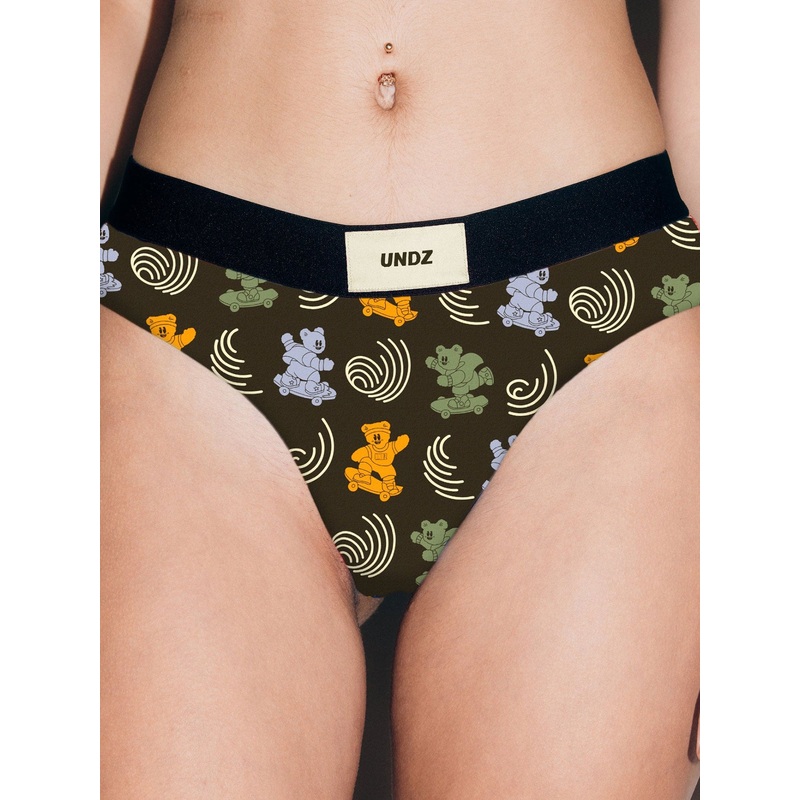Skater Bear Cheeky Underwear|XS|SM|MED|LRG|SKATER BEAR