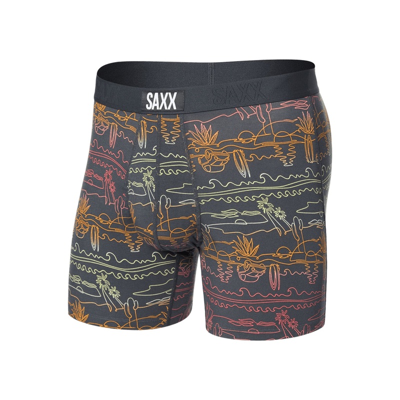 Ultra Super Soft Summer Roadtrip Ebony Boxer
