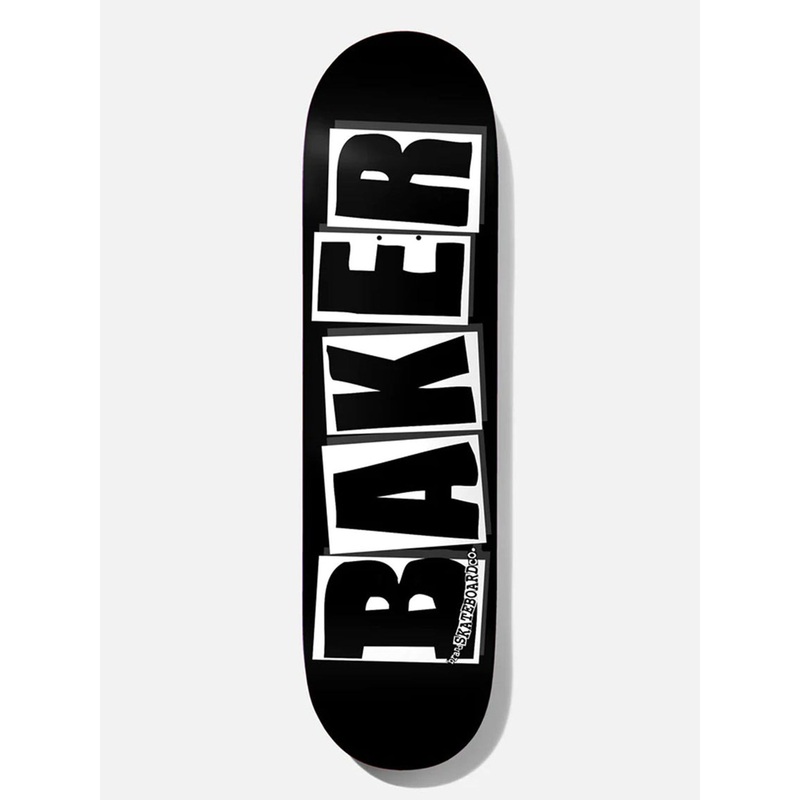 Brand Logo Black/White Skateboard Deck