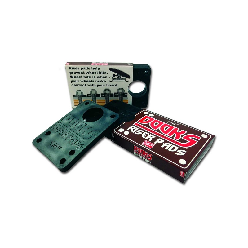 Dooks 1/2 Risers|1/2|BLACK