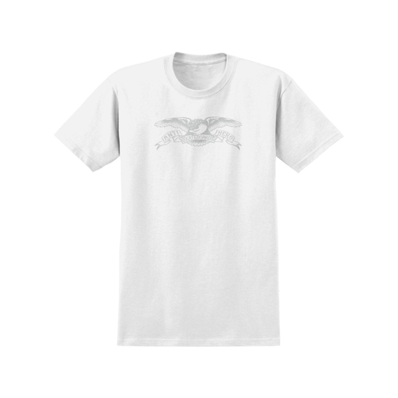 Basic Eagle Ringspun T-Shirt|MED|LRG|XL|WHITE