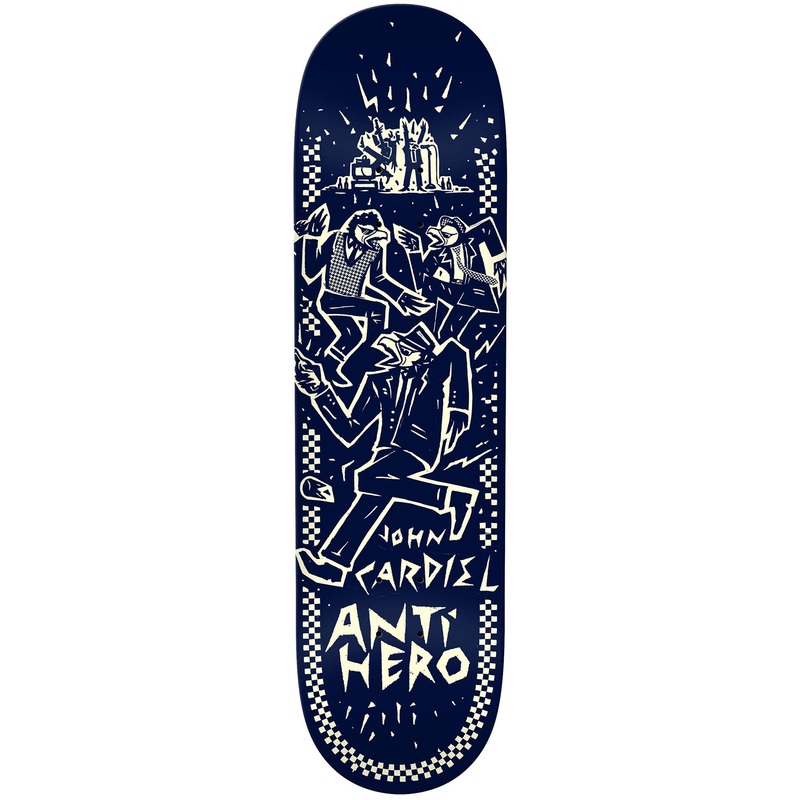 Ruder Bwoys Cardiel 8.62 Skateboard Deck