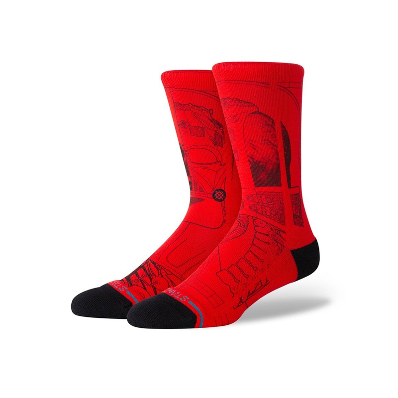 Vader x Star Wars Socks|SM|MED|LRG|RED (RED)
