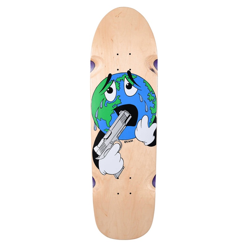 World 9” Skateboard Deck|9|NATURAL
