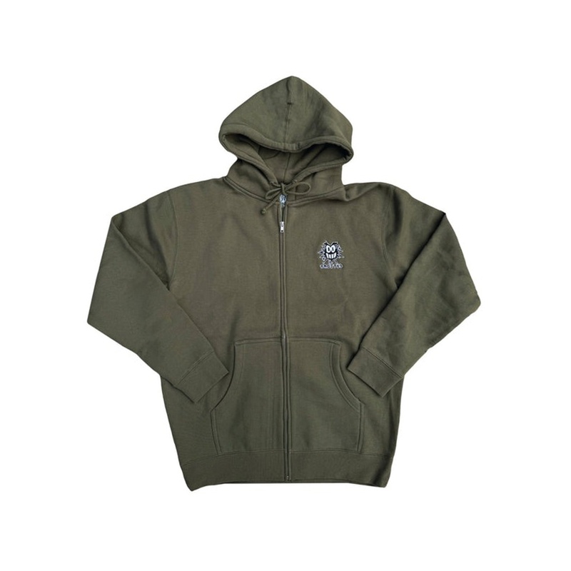 Zip Spikeball Logo Hoodie|SM|MED|LRG|XL|OLIVE
