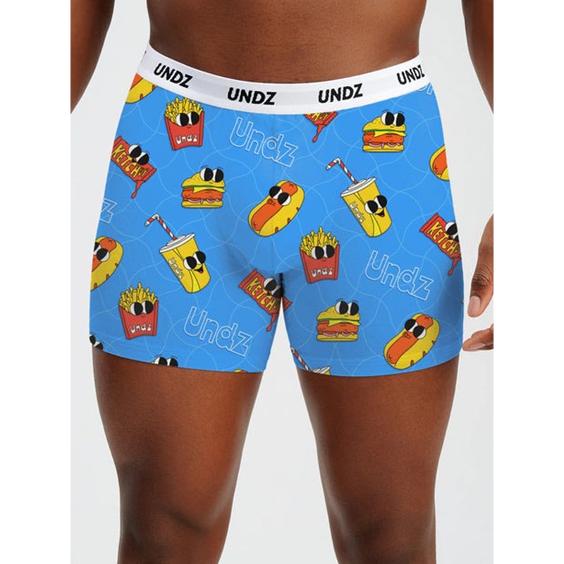 Bamboo Fast Food Boxer|XS|SM|MED|LRG|XL|FAST FOOD