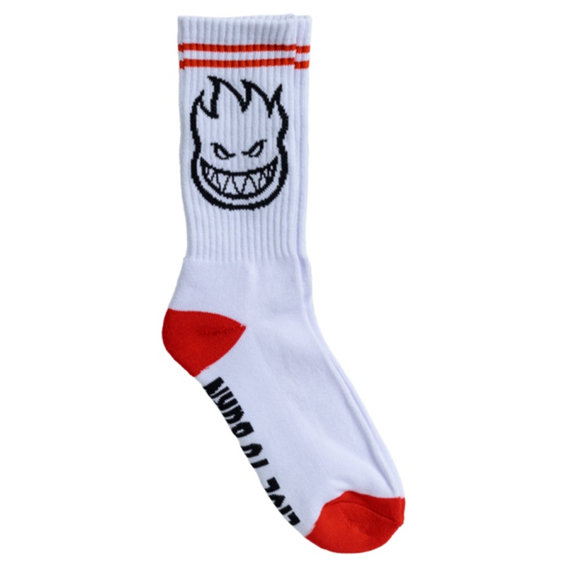 Bighead Socks|O/S|WHITE/RED/BLACK
