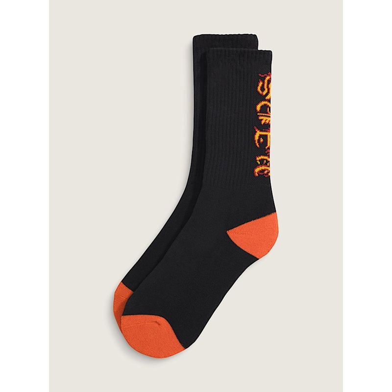 Ticker Socks (Kids)|XXS|XS|BLACK/FLAME (BFM)