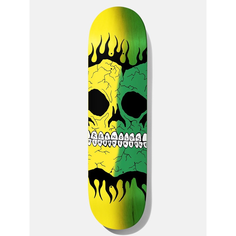 B2 Rasta Skull Andrew Reynolds 8.38” Skateboard Deck