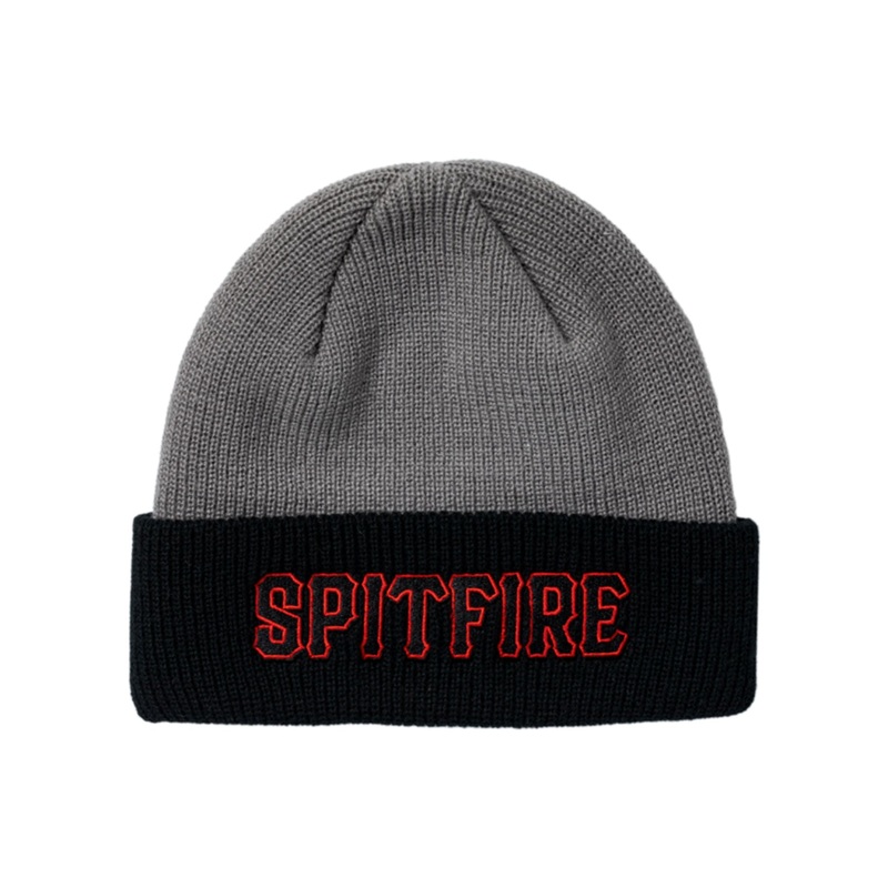 Spitball Cuff Beanie|O/S|CHARCOAL/BLACK