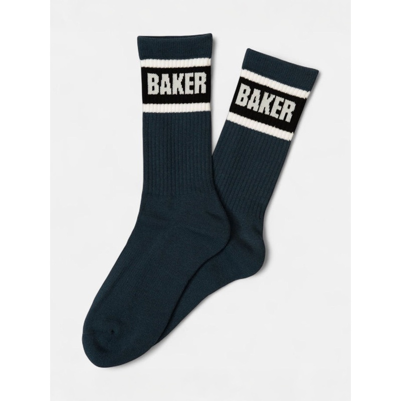 Stripe Socks|O/S|NAVY