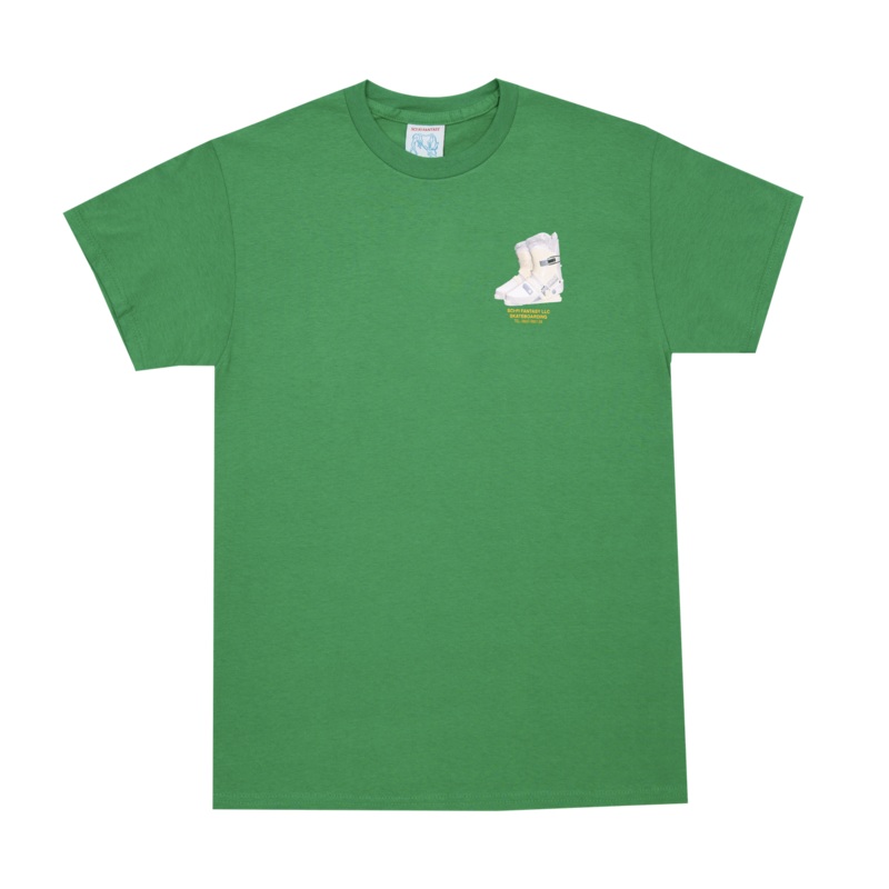 Sci-Fi Fantasy Ski Boot T-Shirt Green