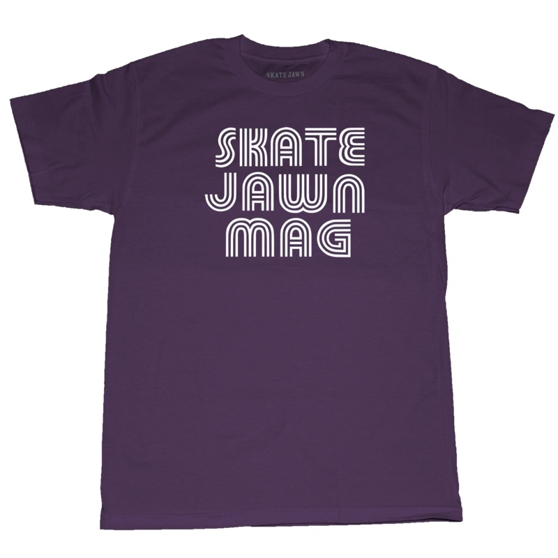 Skate Jawn Stripe Tee (Purple)
