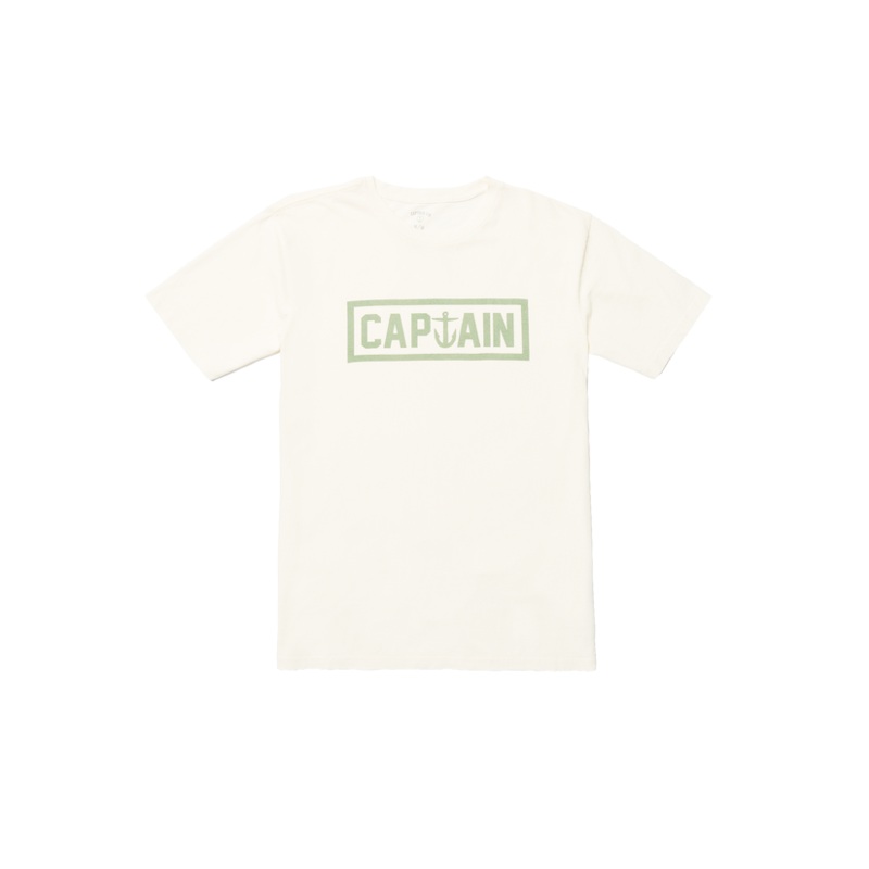 Captain Naval S/S Tee Vintage White