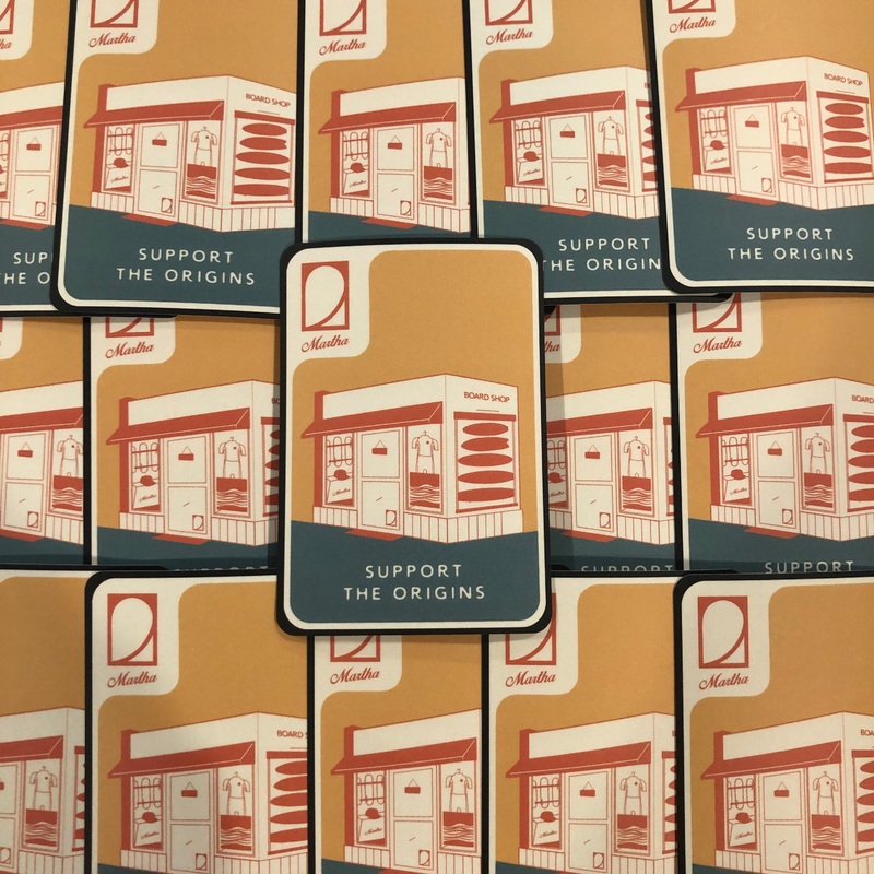 Martha Headware Support the Origins Sticker (2in)