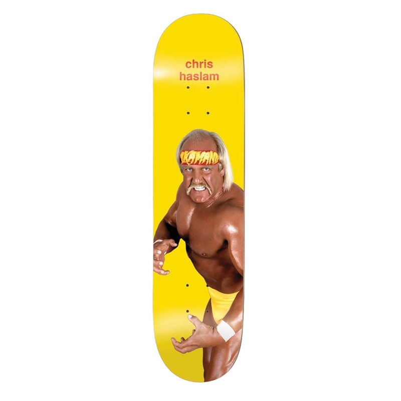 8.5 ENJOI CHRIS HASLAM ROUND 3 HULK HOGAN DECK