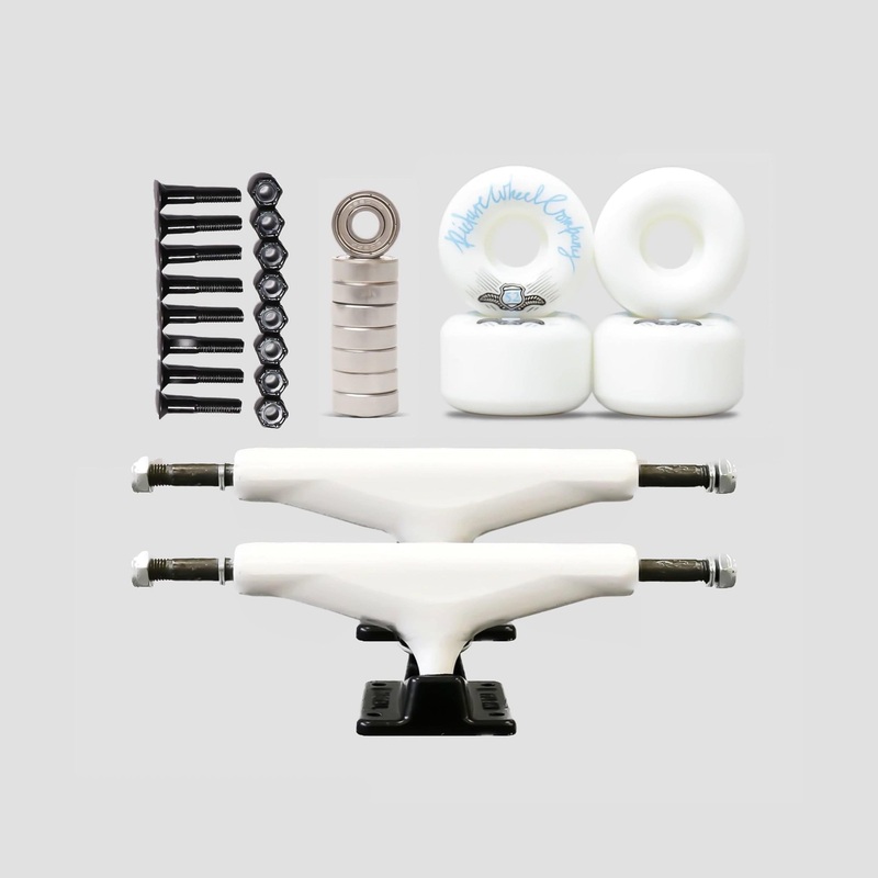 Picture Wheel Company White/Black Undercarriage Kit 5.25 (7.75- 8.25)