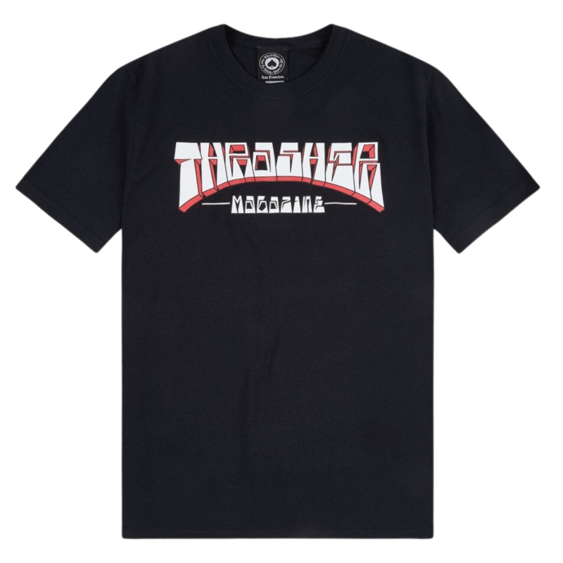Thrasher Firme Logo T-Shirt (Black)