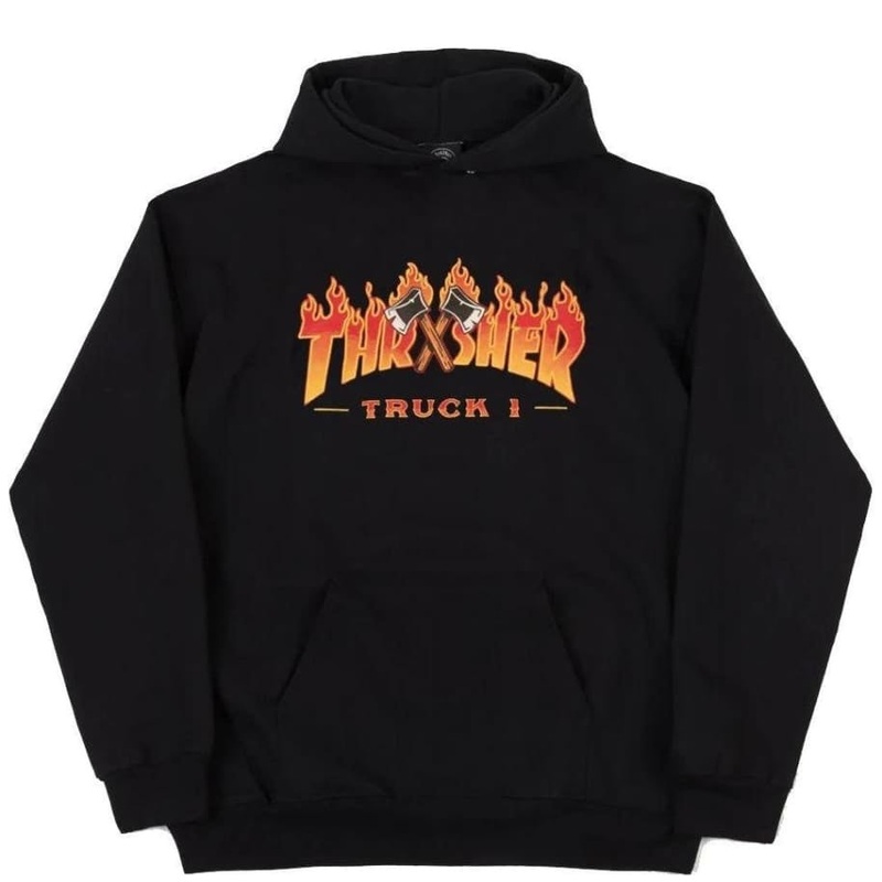 Thrasher Truck 1 Hoodie (Black)