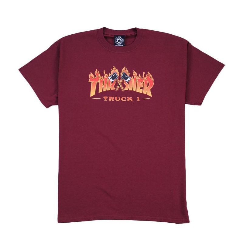 Thrasher Truck 1 T-Shirt (Maroon)