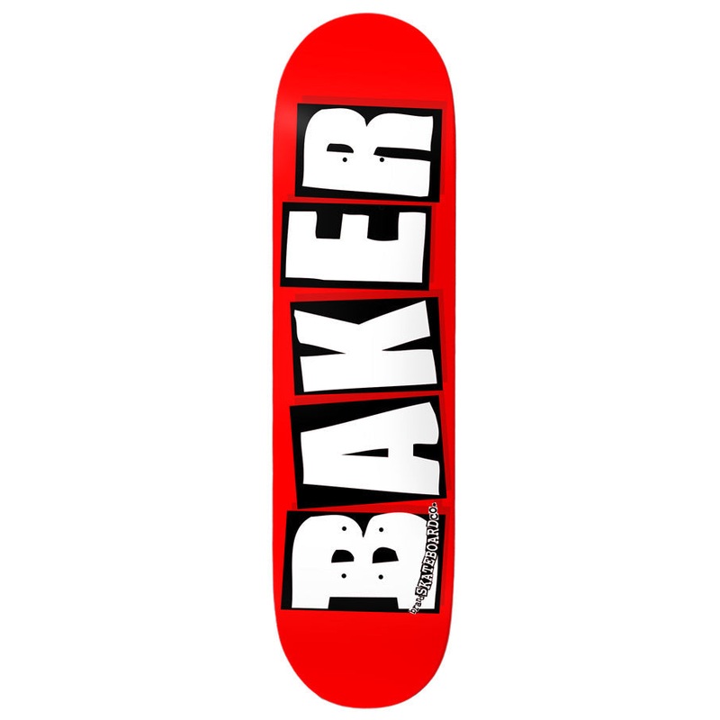 Baker White Brand Logo Deck (8.0)