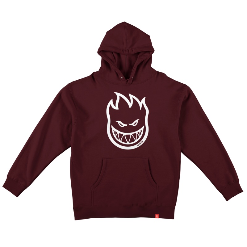 Spitfire Bighead Hoodie (Maroon/White)