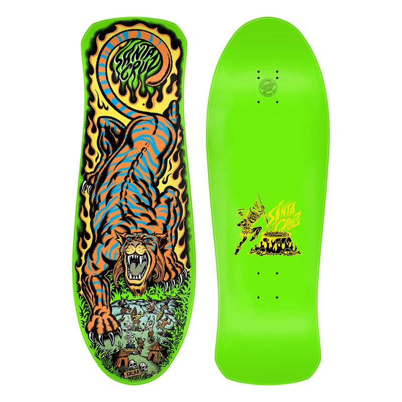 Santa Cruz Salba Tiger Reissue Deck (10.3)
