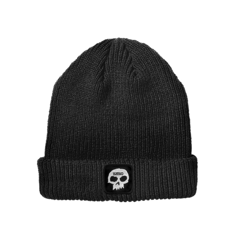 Zero Skull Patch Beanie (Black)
