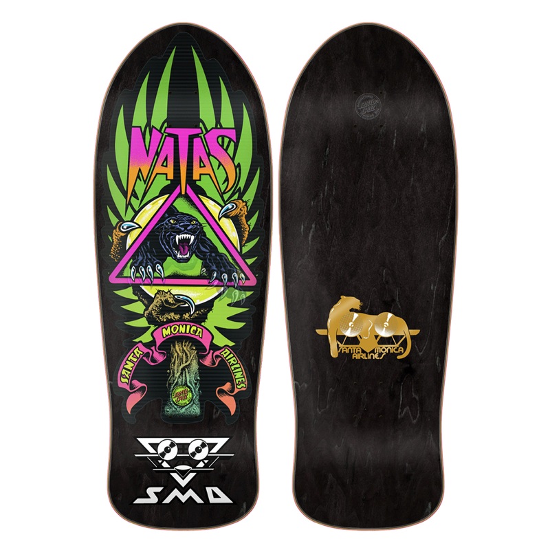 Santa Cruz Re-Issue Natas Panther Lenticular Deck (10.538×30.14)