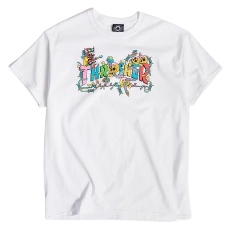 Thrasher Devils Music T-Shirt (White)