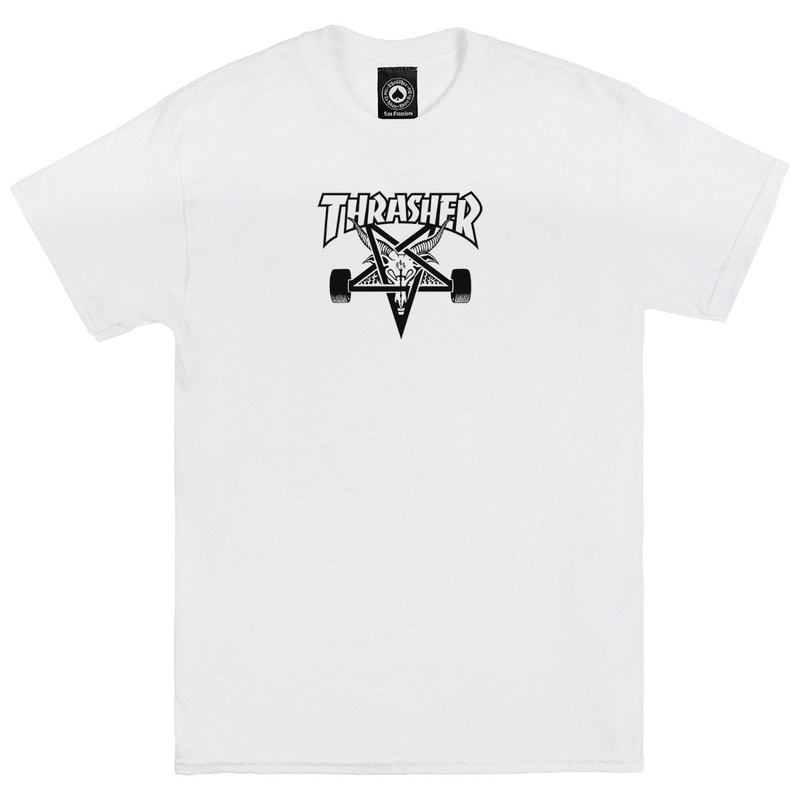 Thrasher Skate Goat T-Shirt (White) (LAST ONE SIZE SMALL)