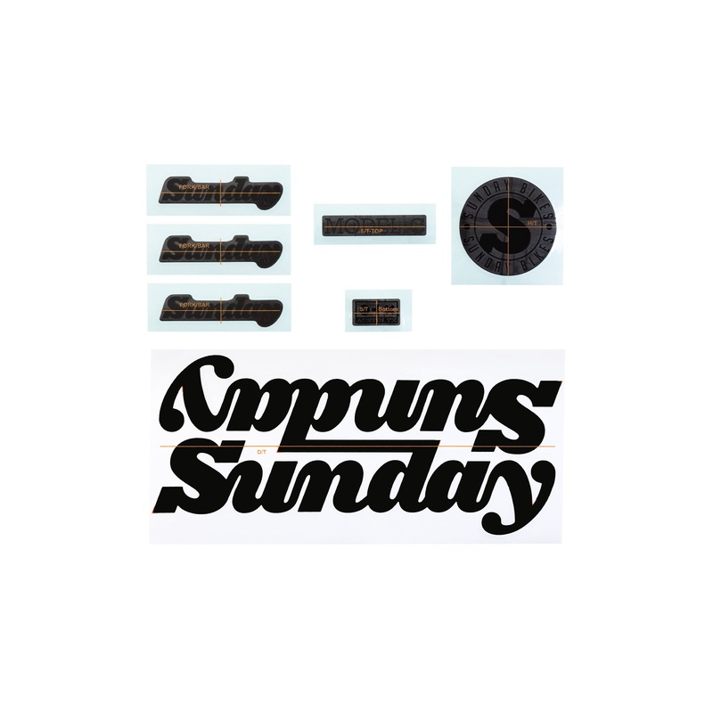 Sunday 2022 Model C Die-Cut Sticker Kit