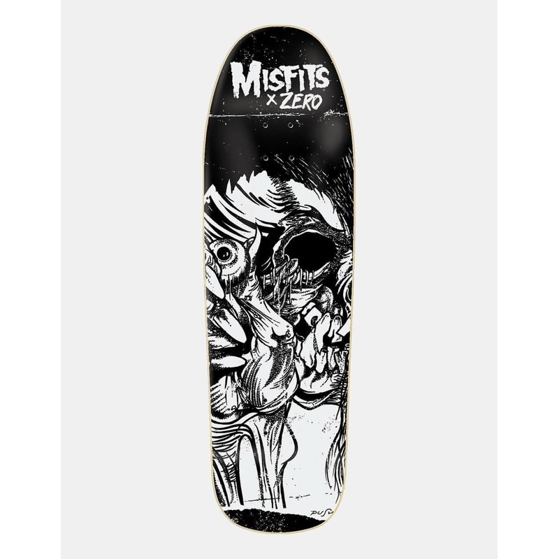 Zero x Misfits Evil Eye Shaped Skateboard Deck – 9.25