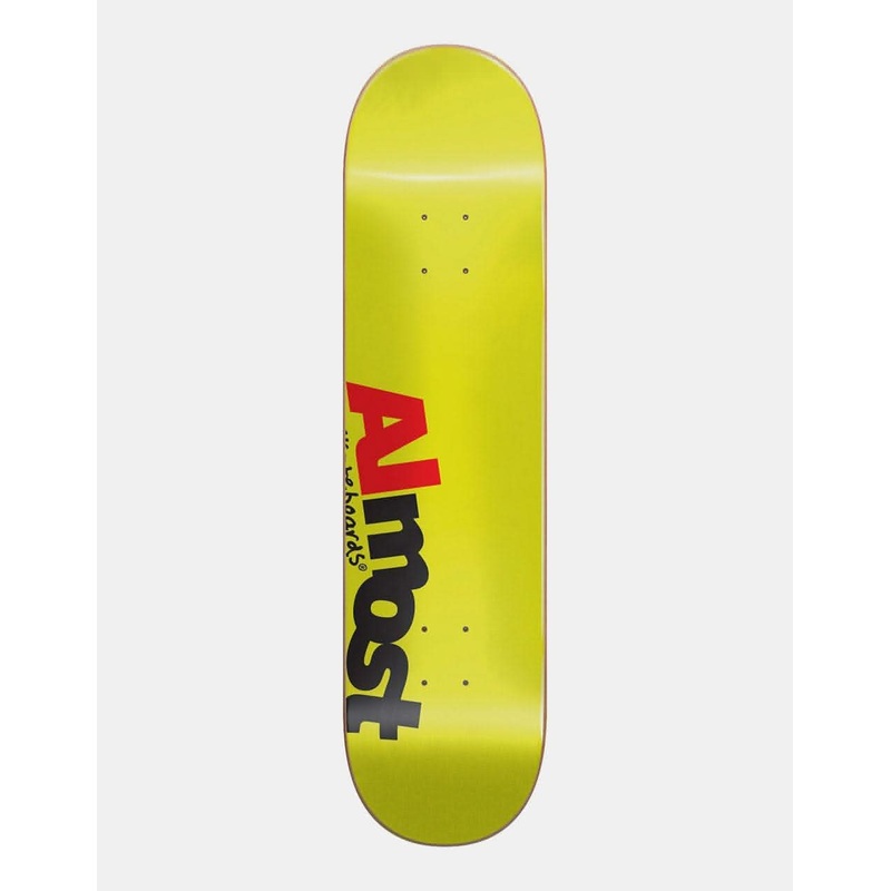 Almost Most Yellow Skateboard Deck – 8.5