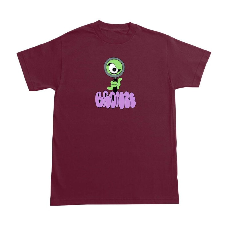 Bronze 56k Magnify T-Shirt – Burgundy
