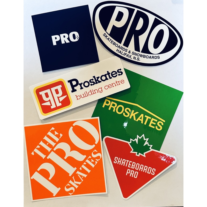 Pro Skates Building Centres Stickers – 6 Pack