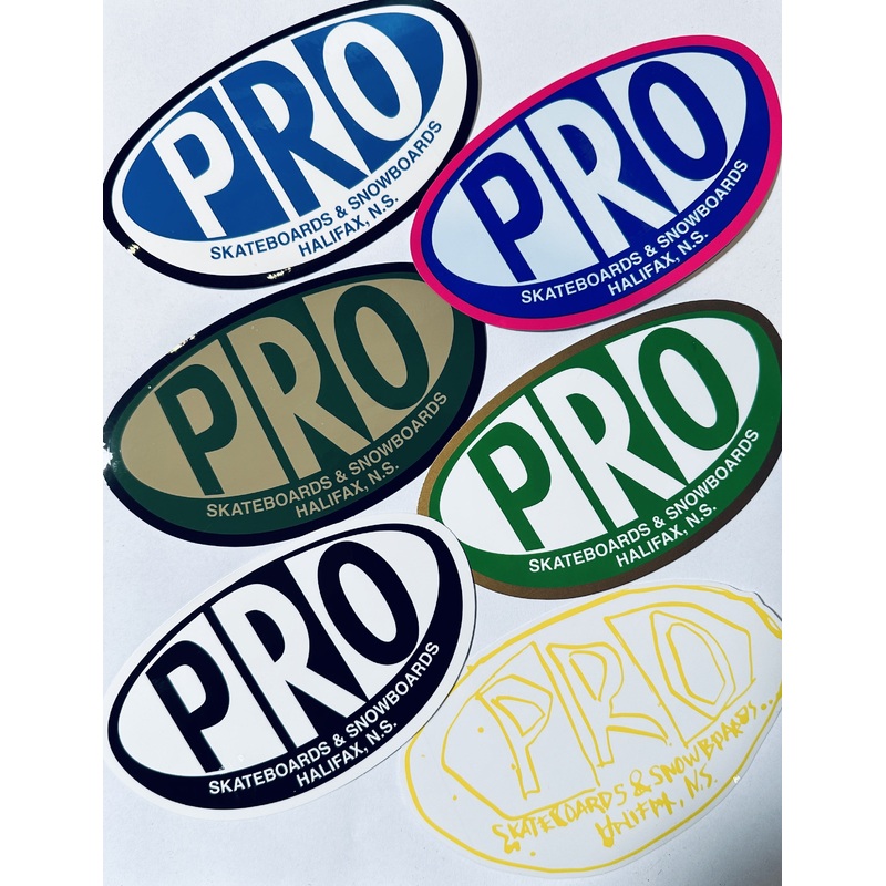 Pro Skates Proval Sticker – 6 Pack