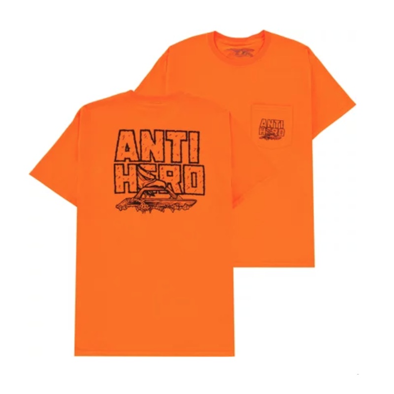 Anti Hero Custom Pocket T-Shirt – Safety Orange