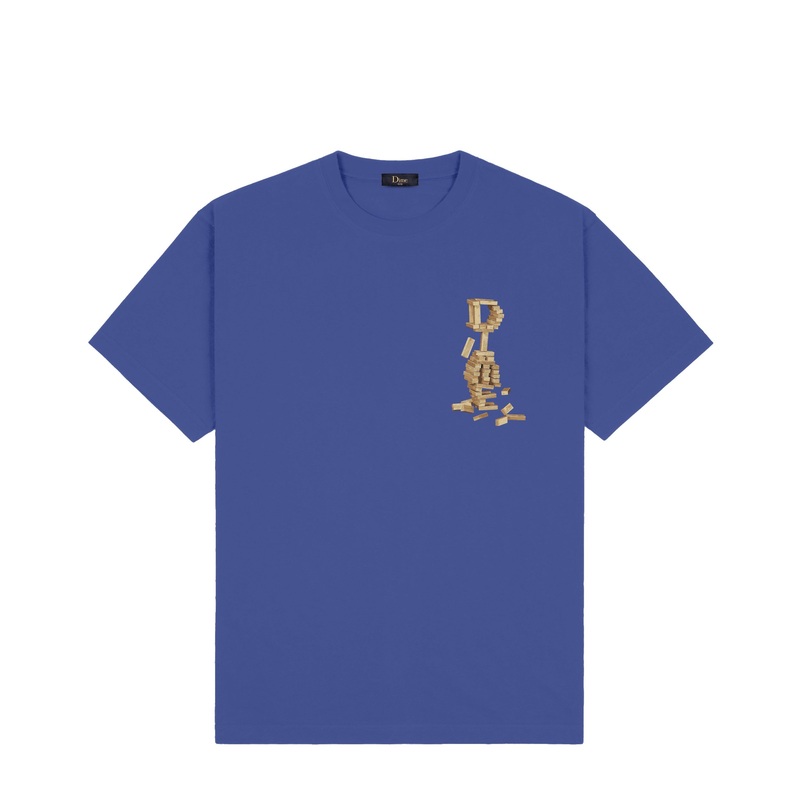 Dime Blocks T-Shirt – Indigo|XX-Small|X-Small|Small|Medium|Large|X-Large